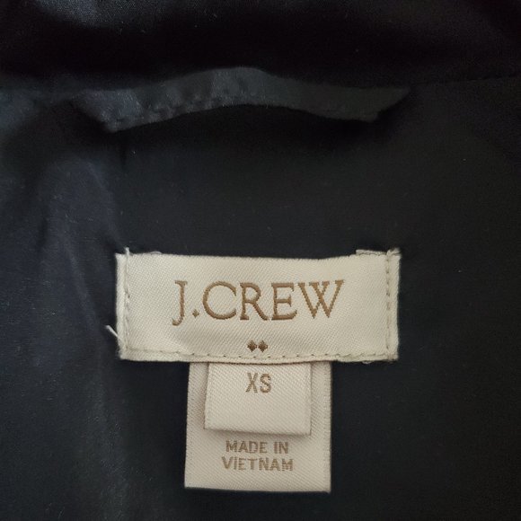 J.Crew NWOT Quilted Puffer Vest, Black, XS - Picture 6 of 6